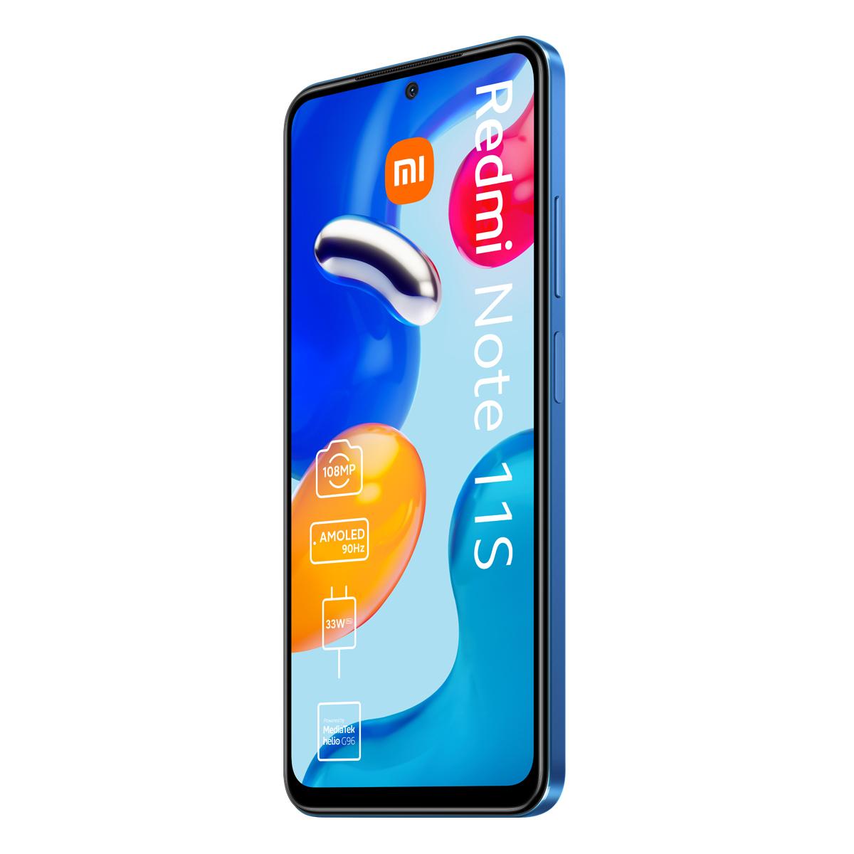 Išmanusis telefonas Xiaomi Redmi Note 11S, 6+128GB, saulėlydžio mėlynos spalvos
