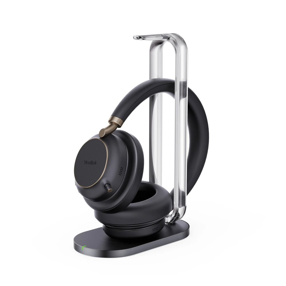 Yealink Bluetooth Ausinės BH76 Plus su Charging Stovas UC Juodas USB-C/A