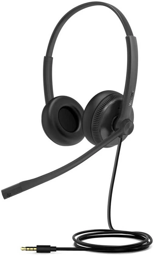 Ausinės Yealink UH35 dvigubos komandos USB-C/A