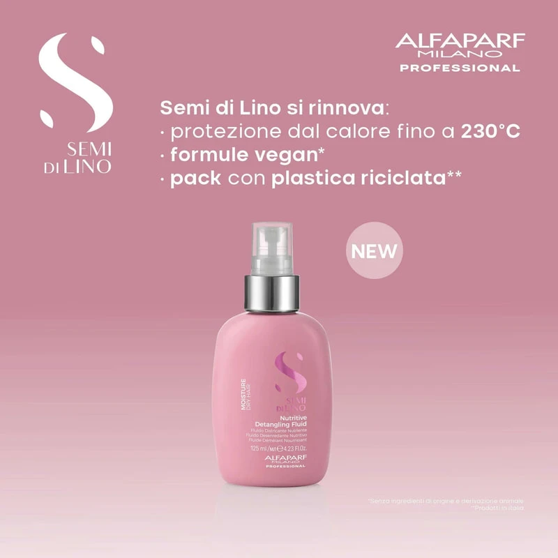 Alfaparf Semi Di Lino Nutritive Detangling Fluid, 125 ml