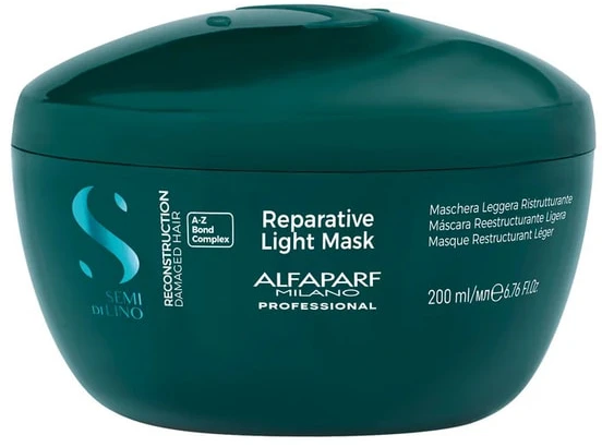 Alfaparf Milano Semi Di Lino Reconstruction Mascarilla Restructurante Ligera, 200 ml