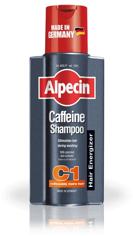 Alpecin Caffeine Juodas Edition šampūnas nuo plaukų slinkimo C1, 375 ml