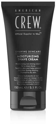American Crew skutimosi odos priežiūros drėkinamasis skutimosi kremas, 150 ml