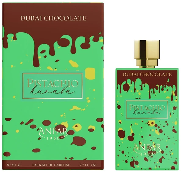 Abtey Chocolatier Anfar Pistachio Kunafa Dubai Chocolate Vanduo toaletowa unisex 80ml