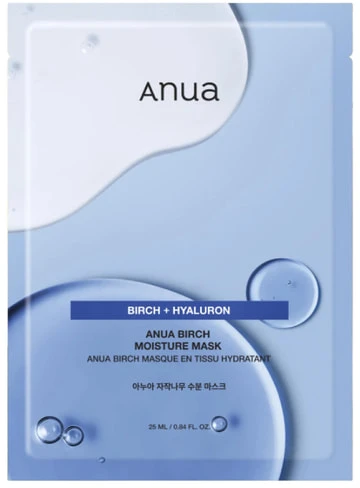 Anua Beržo drėkinamoji veido kaukė, 25 ml