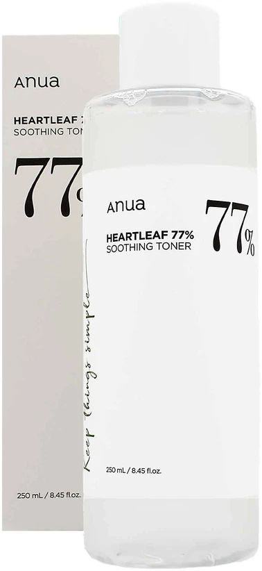 Anua Heartleaf 77% Soothing Toneris valomasis ir raminamasis tonikas, 250 ml