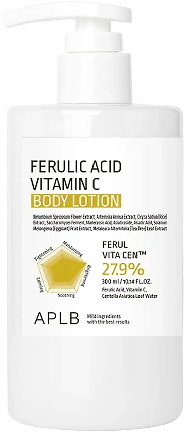 APLB Ferulic Acid Vitamin C Losjonas kūnui, 300 ml