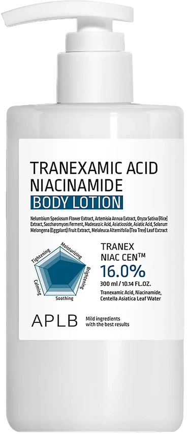 APLB Tranexamic Acid Niacinamide Losjonas kūnui kūno losjonas, 300 ml
