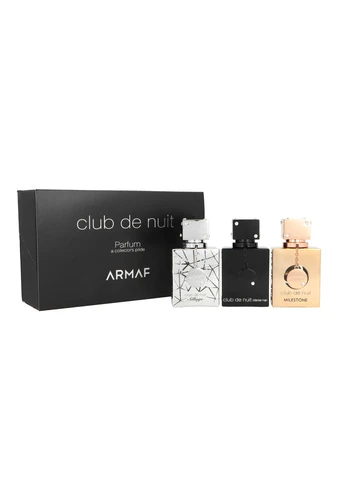Armaf Club de Nuit A Collector's Pride Perfume rinkinys vyrams (Perfume Club de Nuit Sillage 30 ml + Perfume Club de Nuit Intense Man 30 ml + Perfume Club de Nuit Milestone 30 ml)