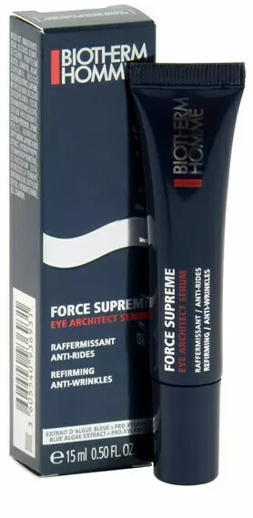Biotherm Homme Force Supreme Liquid Eyes paakių serumas vyrams, 15 ml