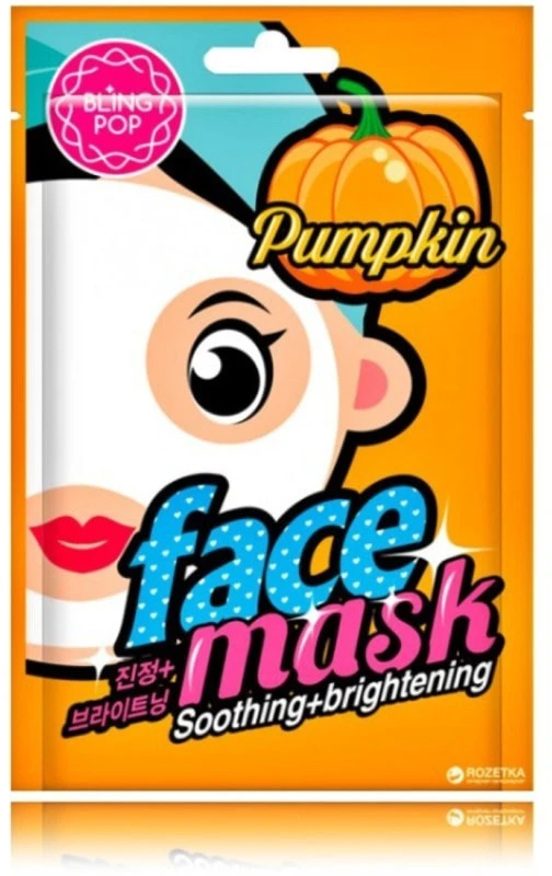 BLING POP PUMPKIN SOOTHING + BRIGHTENING veido kaukė, 20 ml