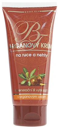 Vivaco Body Tip rankų ir nagų kremas su argano aliejumi 100 ml tūbelėje