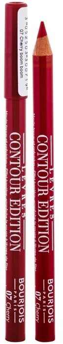 BOURJOIS Paris LÈVRES CONTOUR EDITION Lūpų Pieštukas Moterims 1,14 g, 07 CHERRY BOOM BOOM