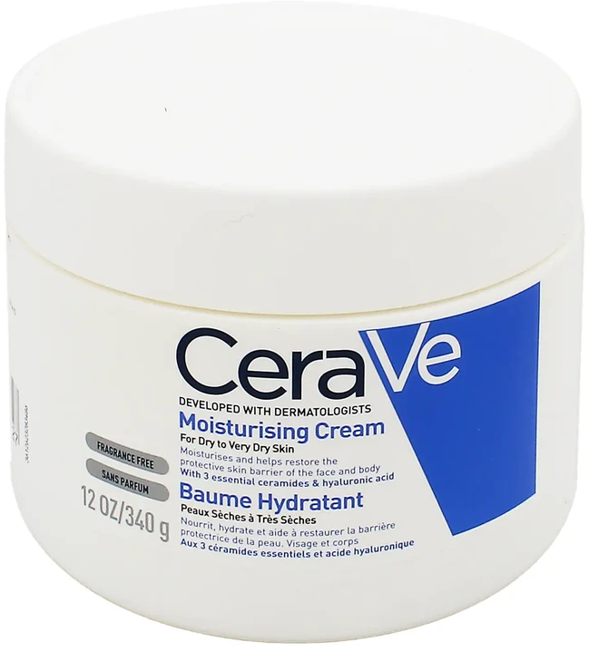 Drėkinamasis veido ir kūno kremas sausai ir labai sausai odai Cerave Moisturising Cream, 340 g