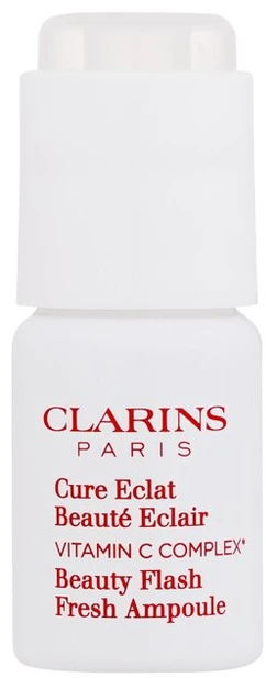 Clarins Beauty Flash Fresh Ampoule skaistinantis serumas veidui su vitaminu C, 8 ml