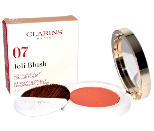 „Clarins Joli Blush“ kompaktiška skaistalų pudra „01 Cheeky Baby“, 5 g