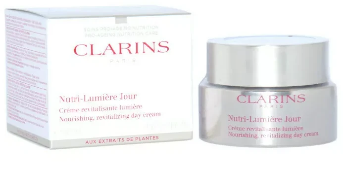 "Clarins" maitinamasis atgaivinamasis dieninis kremas "Nutri-Lumiére" (dieninis kremas) 50 ml