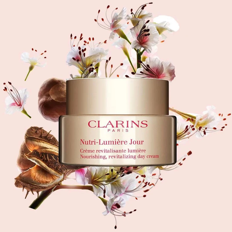 "Clarins" maitinamasis atgaivinamasis dieninis kremas "Nutri-Lumiére" (dieninis kremas) 50 ml