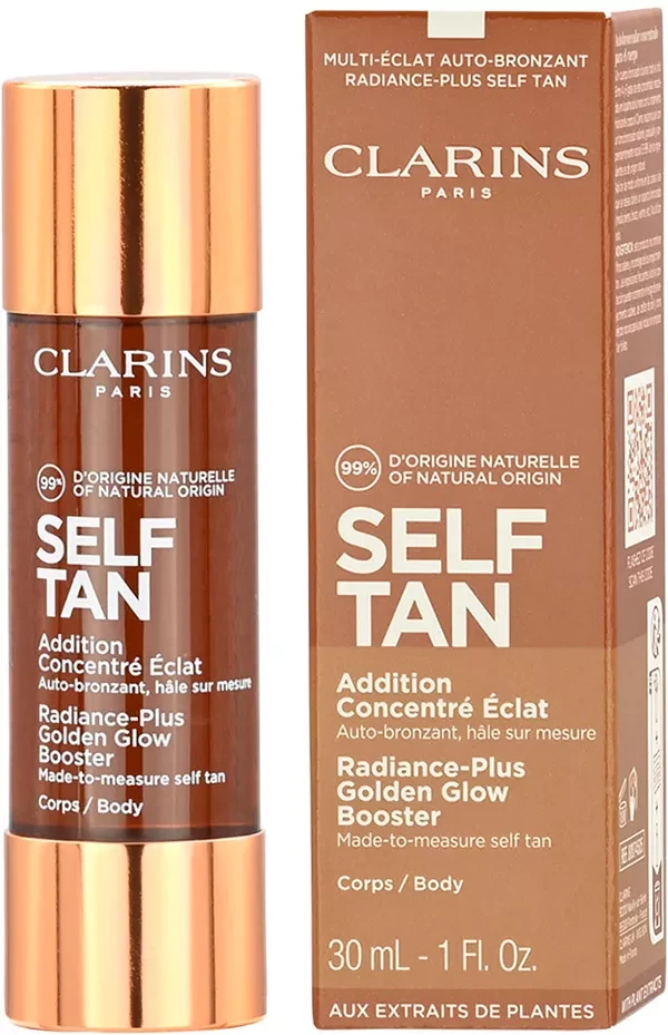 Clarins Radiance-Plus Golden Glow Booster savaiminio įdegio lašai, 30 ml