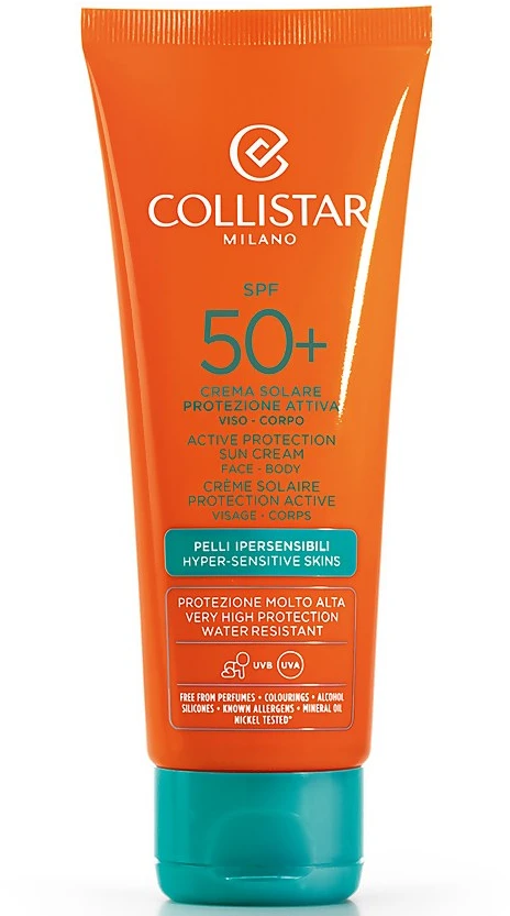 Collistar Saulės Kremas Kūnui Antimanchas SPF50 100ml