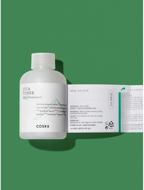 COSRX Raminamasis tonikas jautriai odai Pure Fit Cica (Tonikas) 150 ml