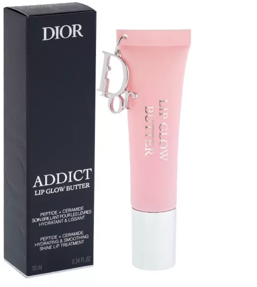 Dior Addict Lip Glow Butter lūpų blizgis, atspalvis: 101 Glazed Pink, 10 ml