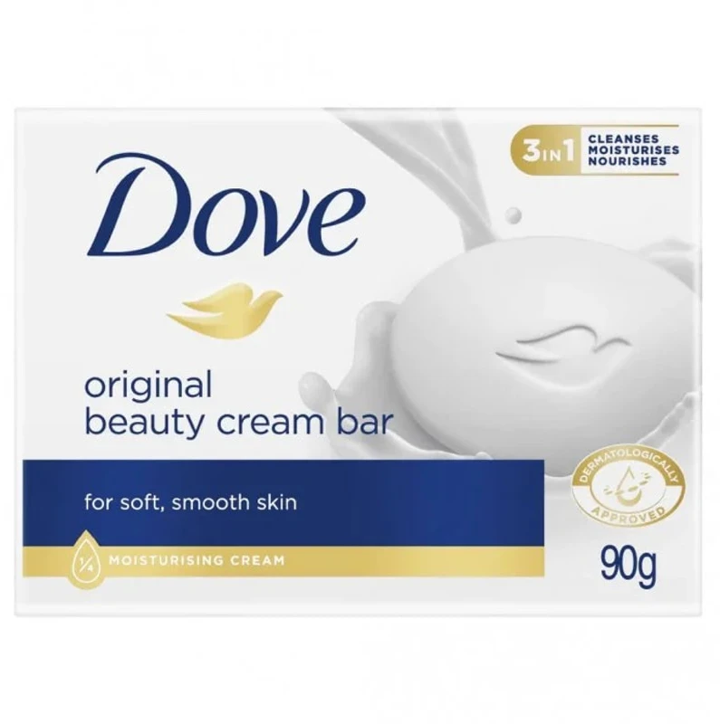 „Dove Original Beauty Kreminis“ muilo gabaliukai, 90 g