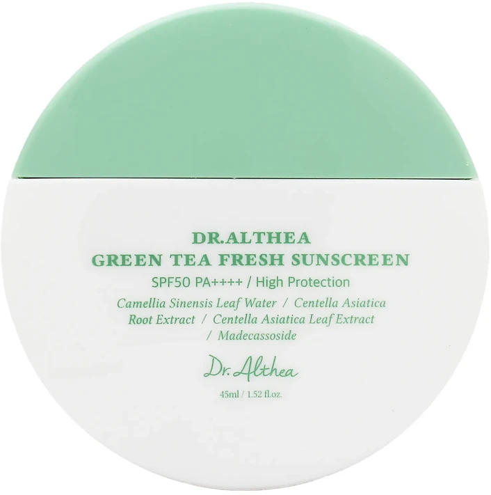 Dr. Althea Pro Lab Žalias Tea Fresh Sunscreen SPF50 PA++++ - kasdienis veido apsauginis kremas , 45 ml
