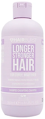HairBurst Longer Stronger Hair Šampūnas For Skirtas garbanotiems plaukams, Wavy Hair šampūnas garbanotiems ir banguotiems plaukams, 350 ml