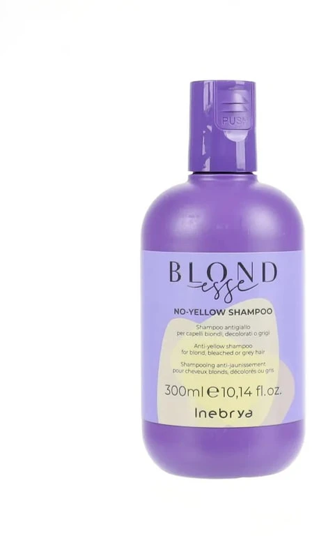 Inebrya Blondesse No Geltona Šampūnas geltonus tonus neutralizuojantis plaukų šampūnas, 1000 ml