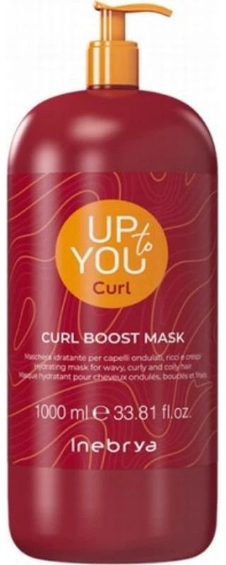 Inebrya Up To You Skirtas garbanotiems plaukams Boost Šampūnas drėkinantis šampūnas garbanotiems / banguotiems plaukams, 1000 ml
