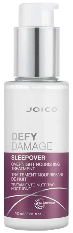 Joico Defy Damage Sleepover Overnight drėkinamasis kremas plaukams, 100 ml