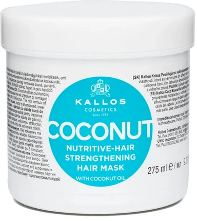 Kallos Cosmetics Coconut Hair Mask, 275 ml