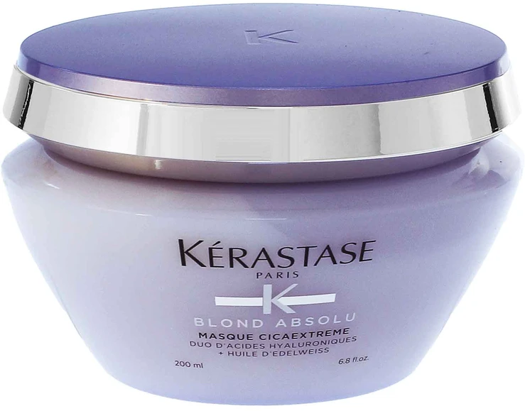 Kérastase Blond Absolu Cicaextreme drėkinati ir atsatanti kaukė šviesiems plaukams, 200 ml