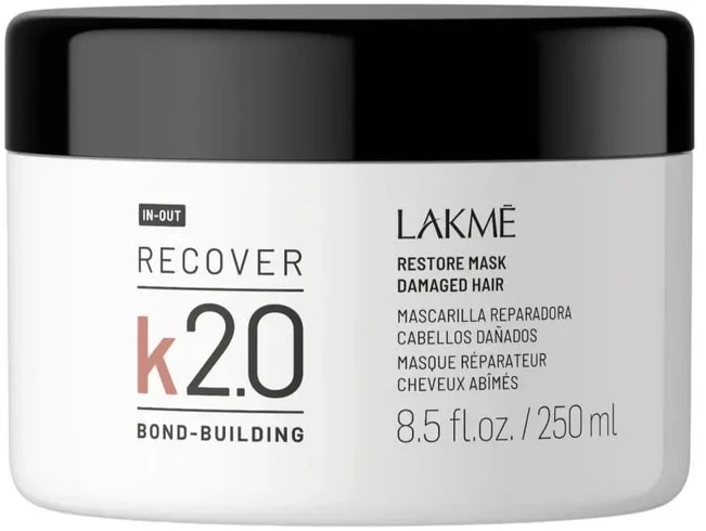 Lakmé k2.0 Recover Restore Kaukė Plaukų kaukė plaukų kaukė, 250 ml
