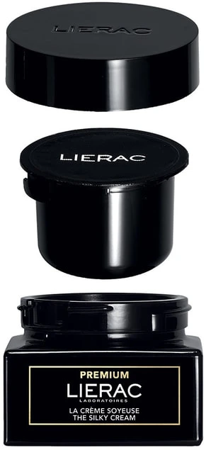 Lierac Premium Silky Anti-Ageing Kreminis šilko konsistencijos senėjimą lėtinančio poveikio veido kremas, 50 ml