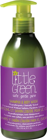 Little Green Little Žalias Little Žalias Kids Šampūnas & Kūno prausiklis plaukų šampūnas ir kūno prausiklis vaikams, 240 ml
