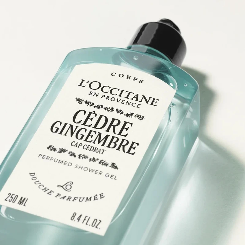 L'Occitane Cèdre Gingembre Perfumed Dušo želė 250 ml (man)