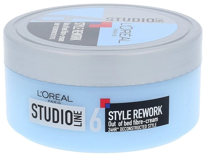 L'Oréal Paris Studio Line Style Rework Out Of Bed Fiber kreminis plaukų želė moterims, 150 ml