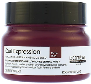 Kaukė garbanotiems plaukams L'oreal Professionnel Curl Expression Intensive ​Moisturizer Rich Mask 250ml