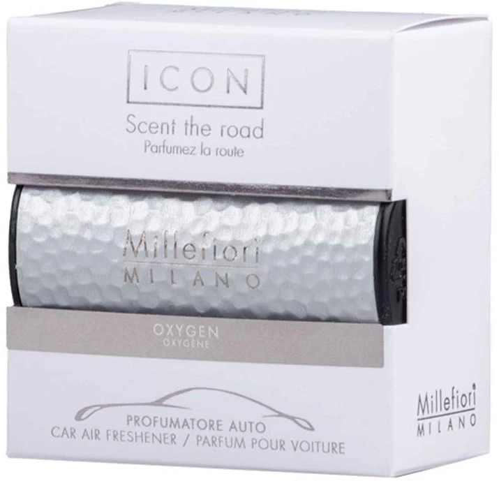 Millefiori Milano Icon automobilinis oro gaiviklis Oxygen Metal kvapas automobiliui, 47 g