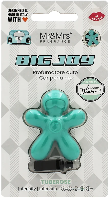 Mr&Mrs Fragrance Big Joy Car Perfume Tuberose kvapas automobiliui, 1 vnt.