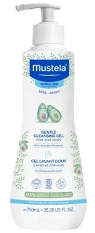 Mustela Gentle Cleansing Gel prausiklis kūdikiams, 750 ml