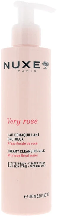 „Nuxe Very Rose“ kreminis makiažo valiklis pienelis, 200 ml