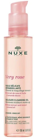 „Nuxe Very Rose“ švelnus valomasis aliejus, 150 ml