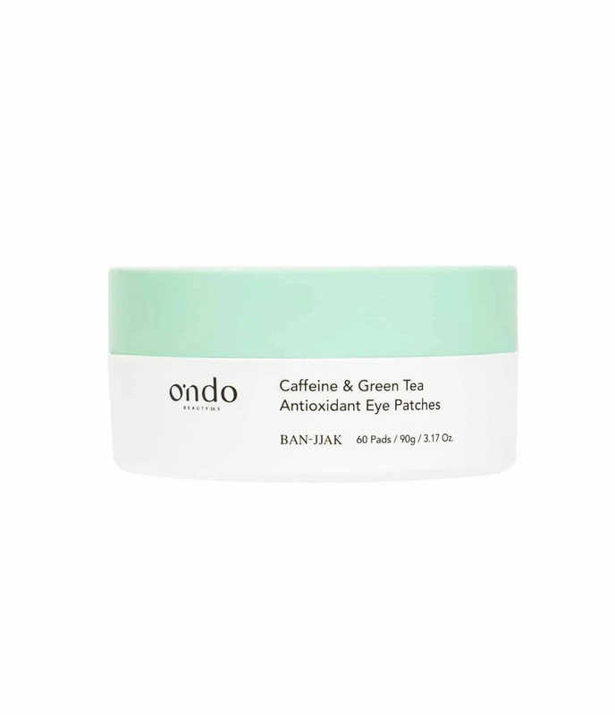 Ondo Beauty 36.5 BAN-JJAK Caffeine & Žalias Tea Antioxidant Eye Patches hidrogelinės paakių kaukės su kofeinu ir žaliąja arbata, 90 g