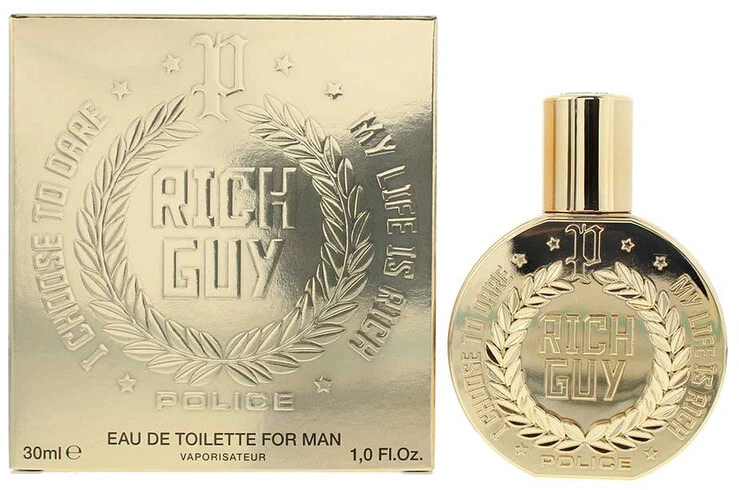 Police Rich Guy For Man Eau De Toilette Purškiklis 30ml