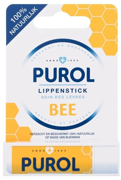 Purol Lipstick Bee lūpų balzamas unisex, 4,8 g