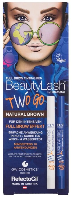 RefectoCil BeautyLash Two Go antakių spalva