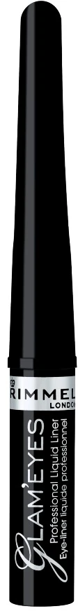 Rimmel London Glam Eyes Profesional Liquid Liner skystas akių pravedimas 001